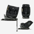 Carly Luxe i-Size autostoel zwart 360° draaibaar met Isofix en steunpoot geschikt 0-36kg