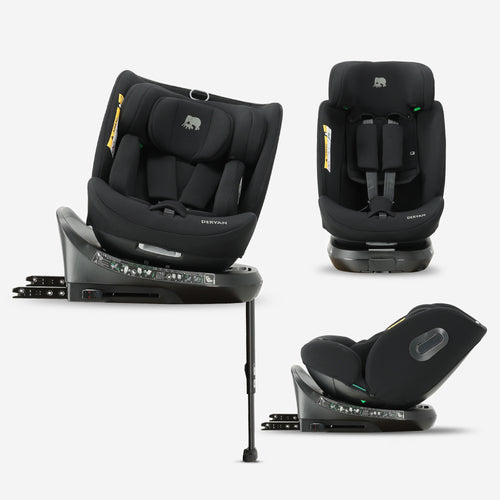 Carly Luxe i-Size Autostoel 0-36 kg Isofix 360° - Zwart