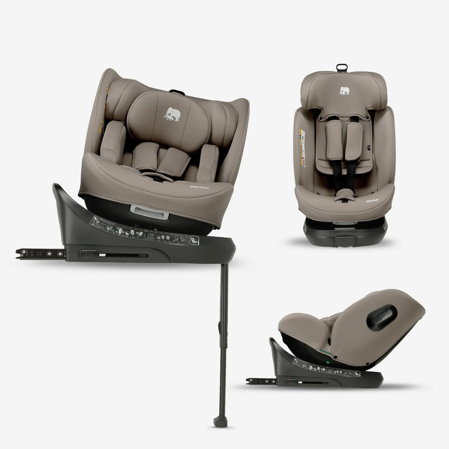 Carly Luxe i-Size Autostoel 0-36 kg Isofix 360° - Truffle Nougat