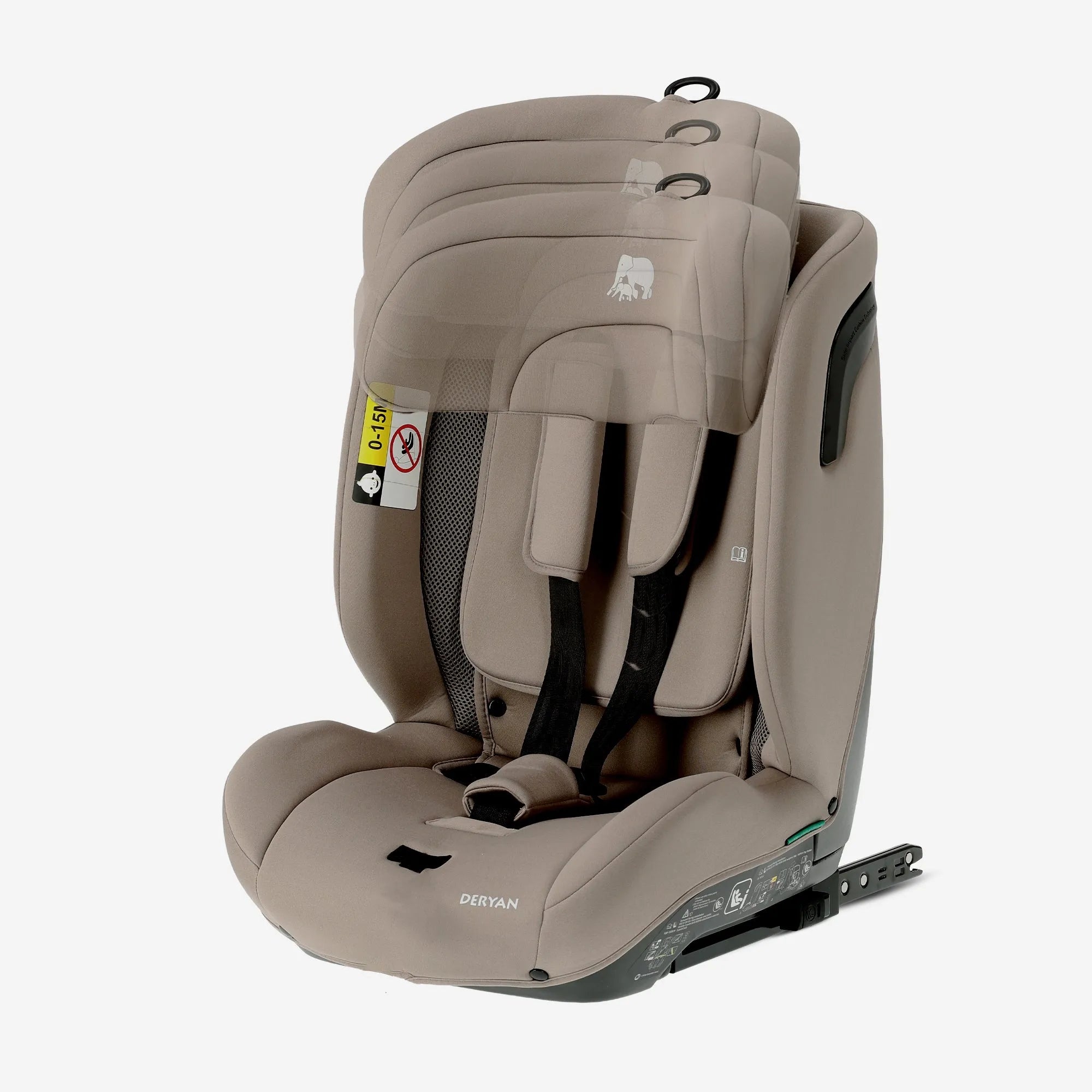 Carter Luxe i-Size/isofix Autostoel 76-150 cm - 9-36 kg - Truffle Nougat