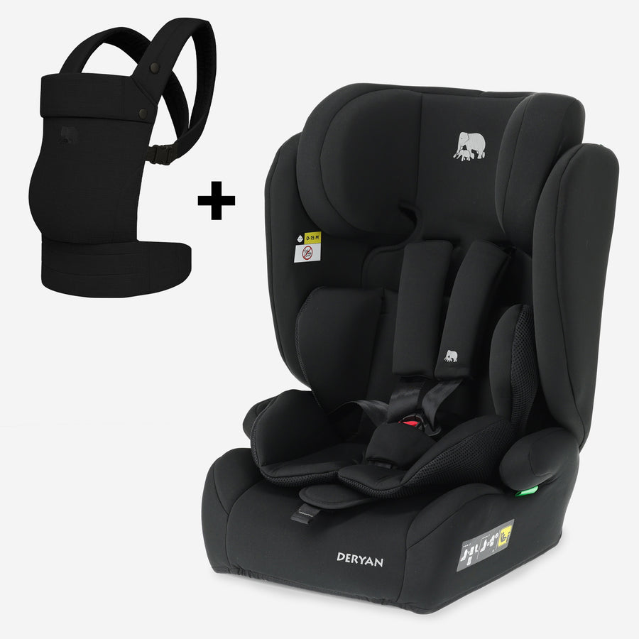 Carter Basic Autostoel & Amora Draagzak Zwart