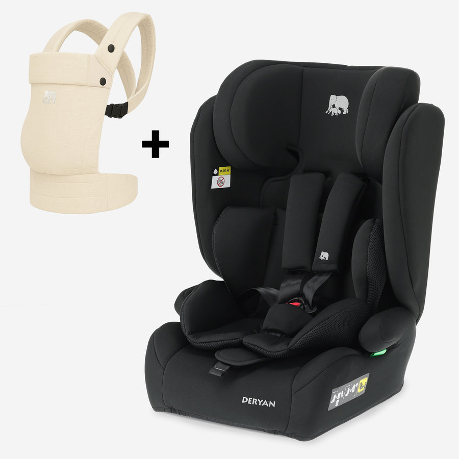 Carter Basic Autostoel & Amora Draagzak Cream