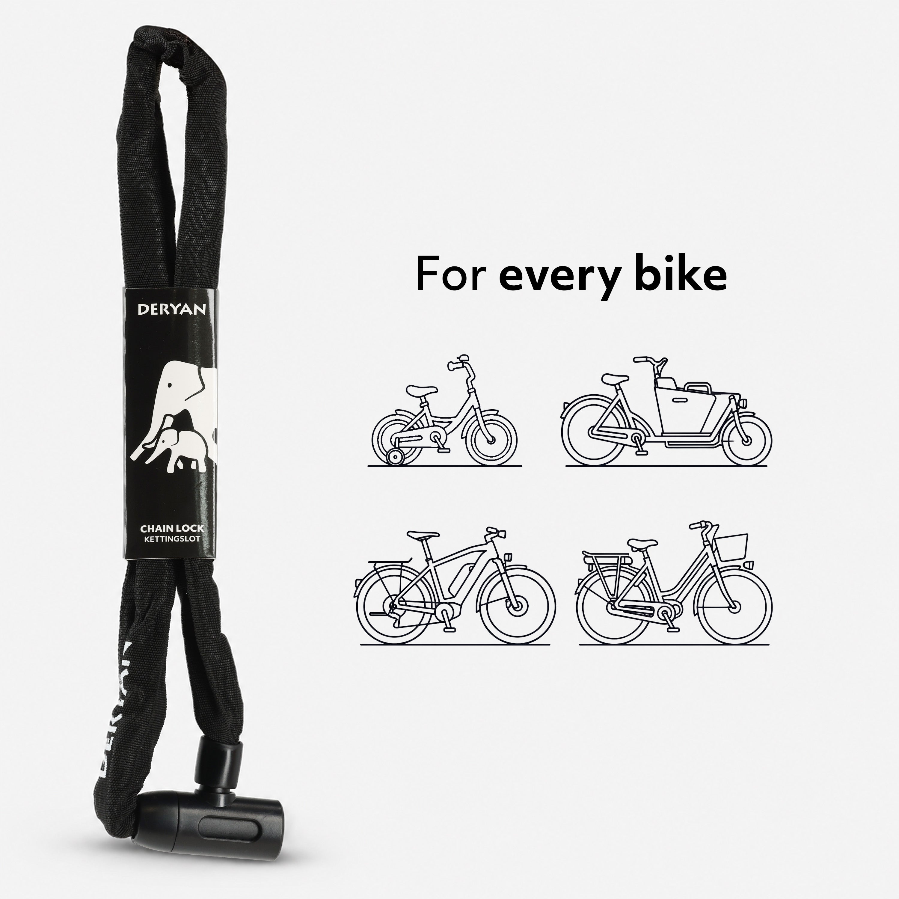 Kettingslot - Fietsslot - Fatbike Slot - 100cm