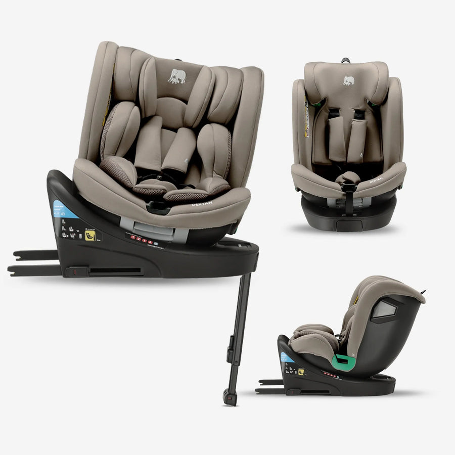 Chase Luxe i-Size Autostoel 40-150 cm Isofix 360° - Truffle Nougat