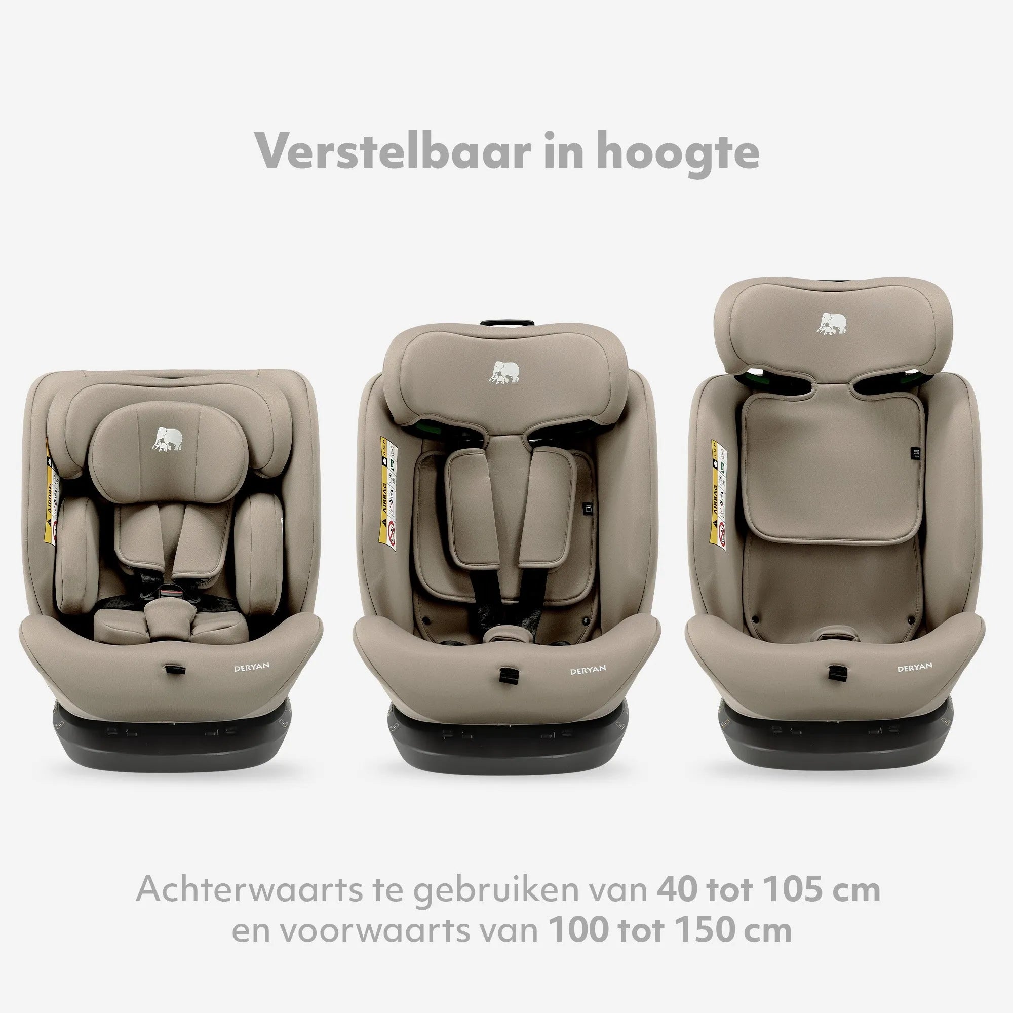 Clyde I-Size Autostoel - 40 tot 150 cm - Truffle Nougat