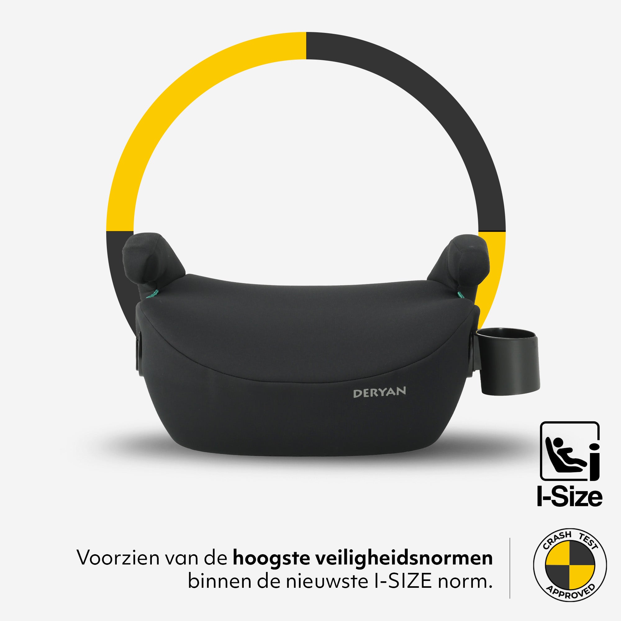 Cody i-Size Zitverhoger ISOFIX - Zwart