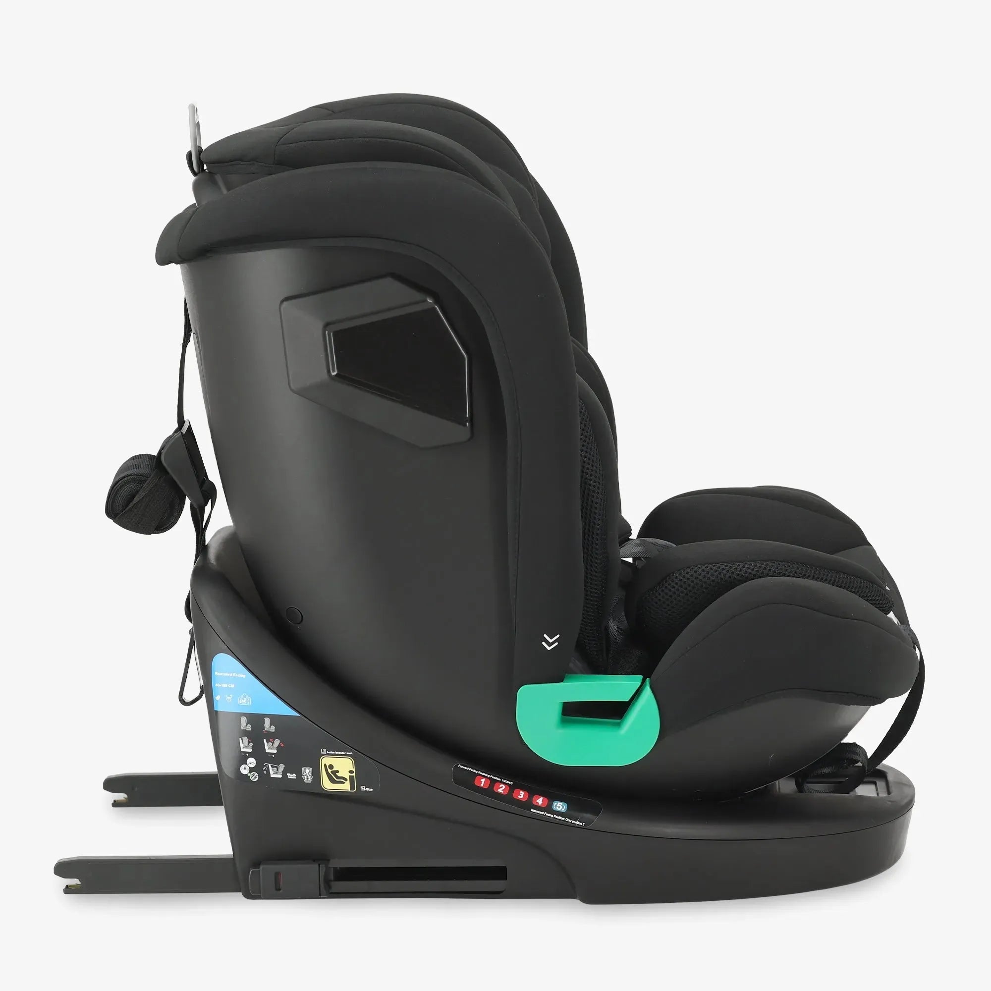 Colin Luxe I-size Autostoel - Groep 0-1-2-3 - Isofix - Draaibaar 360° - Zwart