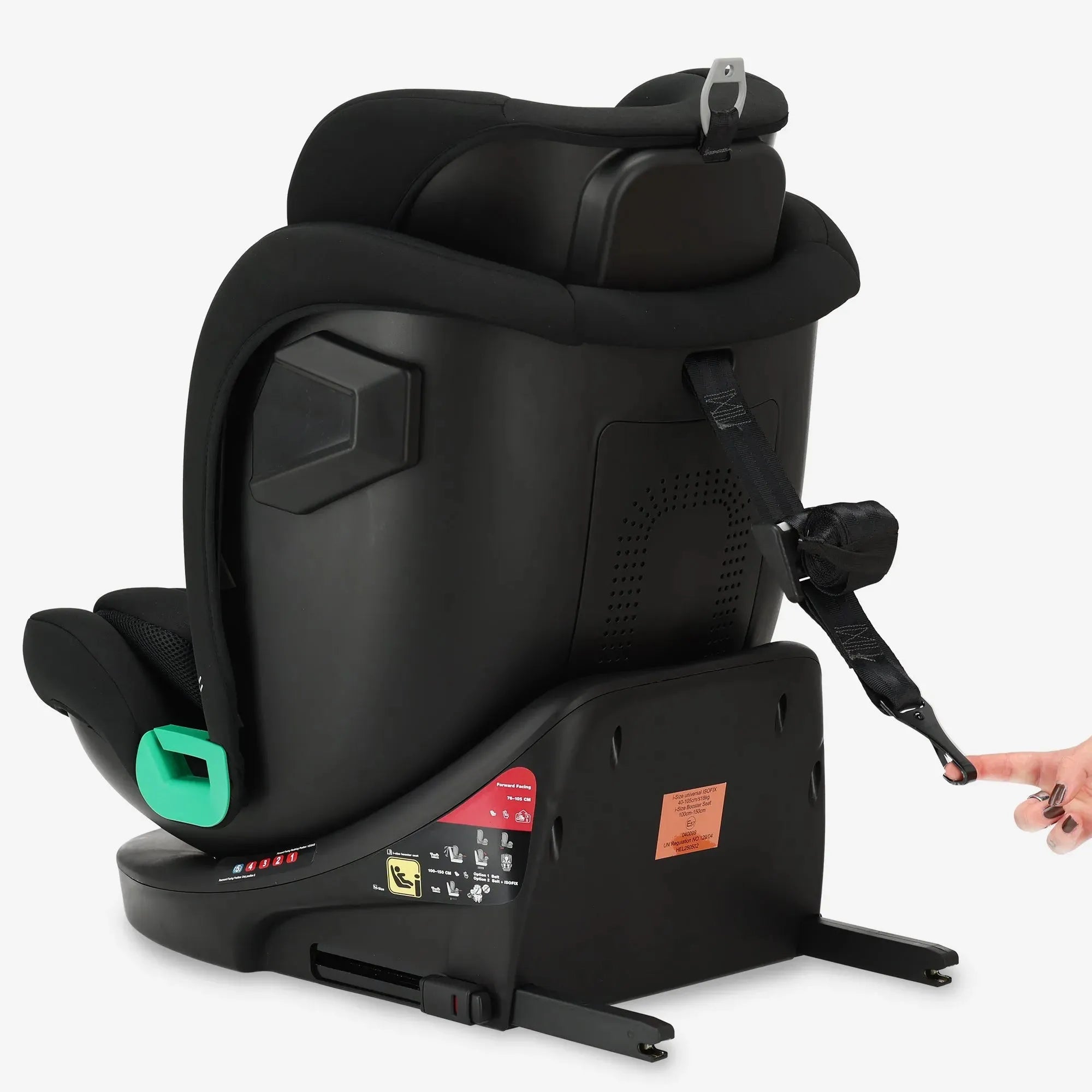 Colin Luxe I-size Autostoel - Groep 0-1-2-3 - Isofix - Draaibaar 360° - Zwart