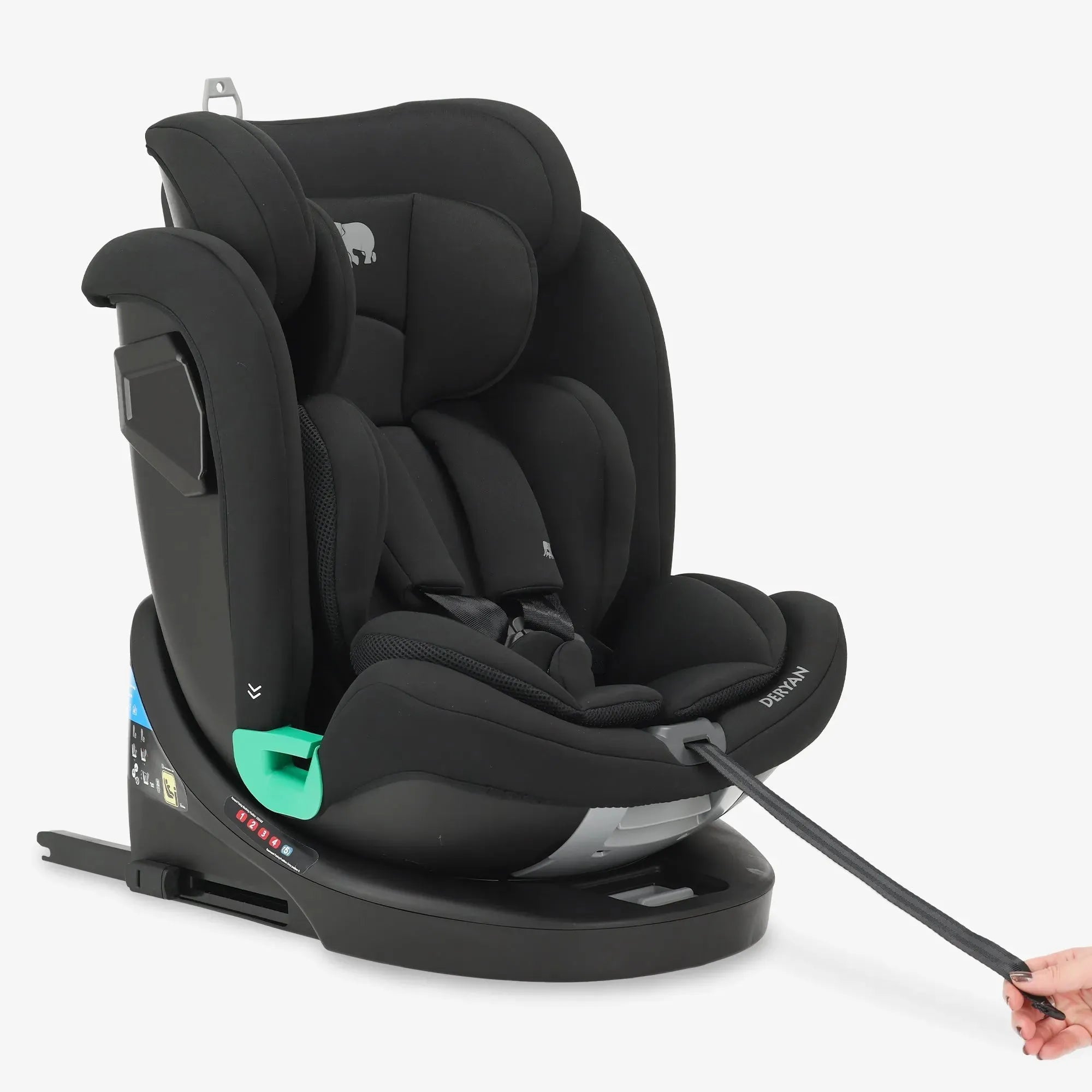 Colin Luxe I-size Autostoel - Groep 0-1-2-3 - Isofix - Draaibaar 360° - Zwart