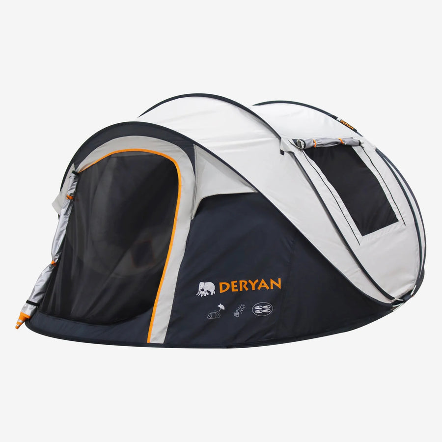 Pop Up Luxe Tent - 2000MM waterkolom - Cream - 4 Persoons