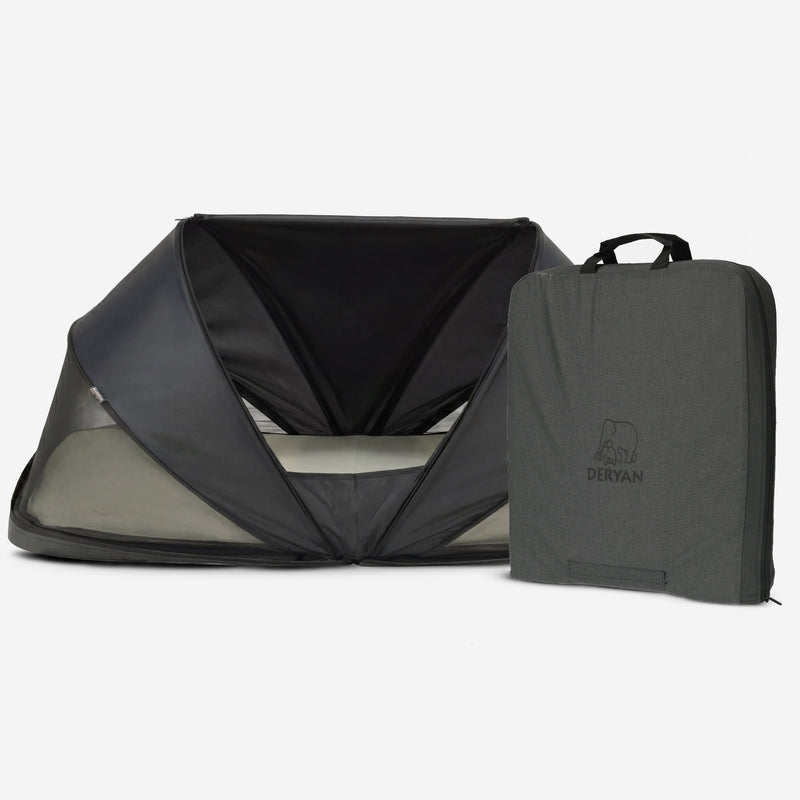 Cutey Campingbedje Babytent - Travelcot - Zwart