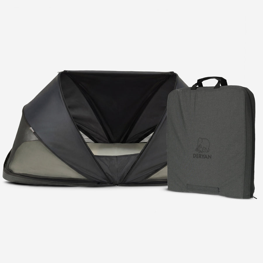 Cutey Campingbedje Babytent - Travelcot - Zwart