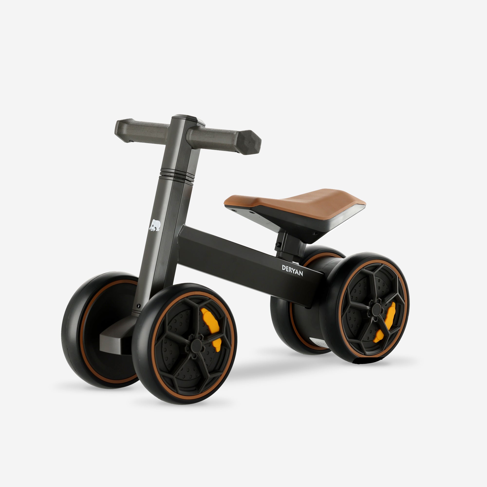 Dex Luxe loopfiets zwart met laag frame verstelbaar zadel lichtgewicht ontwerp geschikt vanaf 25 maanden tot 20 kg