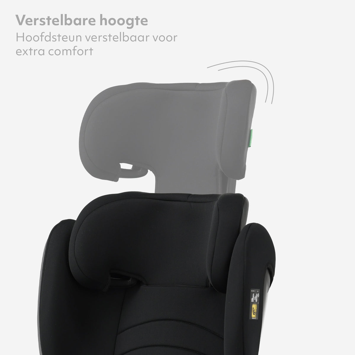 Daisy Isofix i-Size Autostoel - 100 tot 150 cm - Verstelbare Hoofdsteun