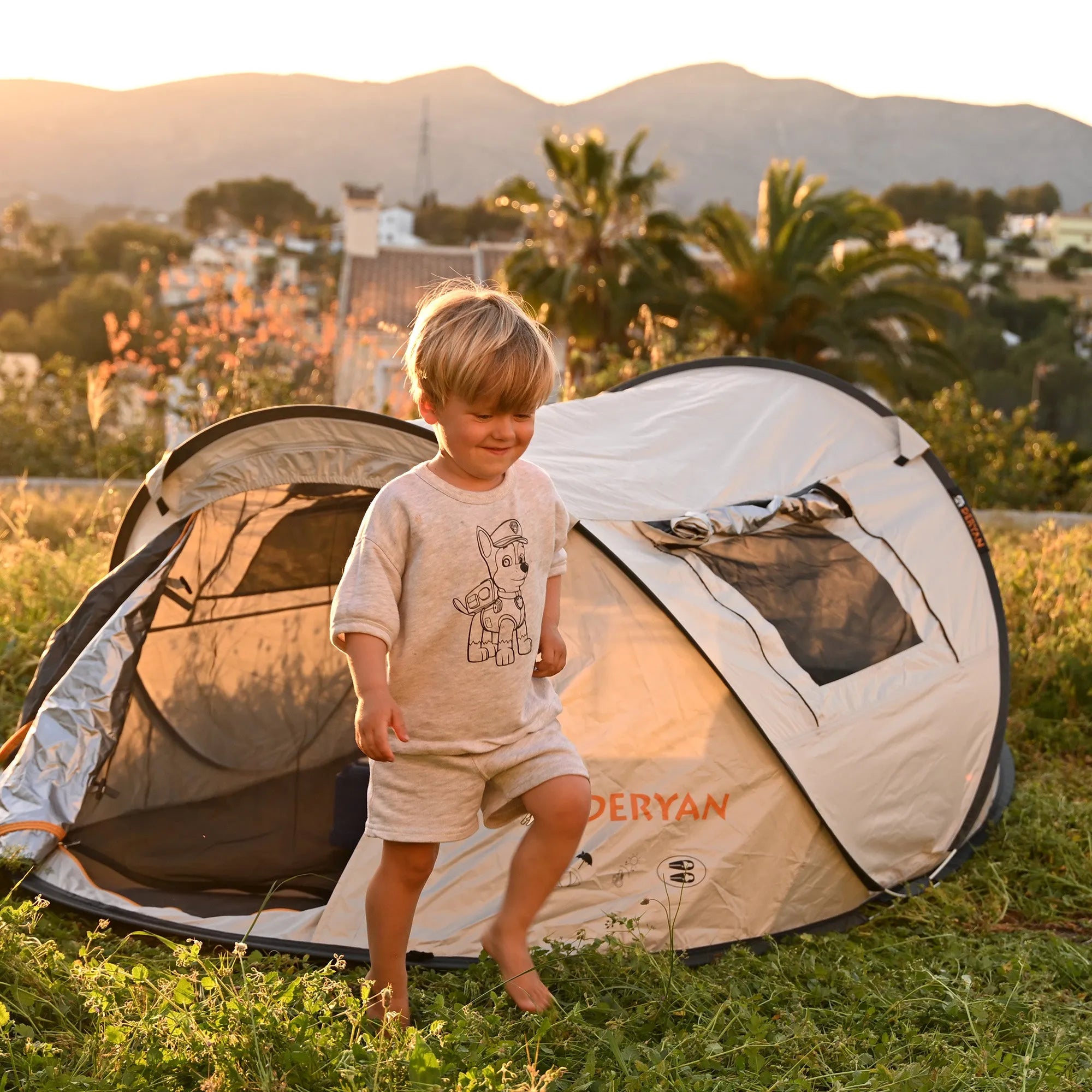 Pop Up Tent Dome - 2000MM waterkolom - Cream