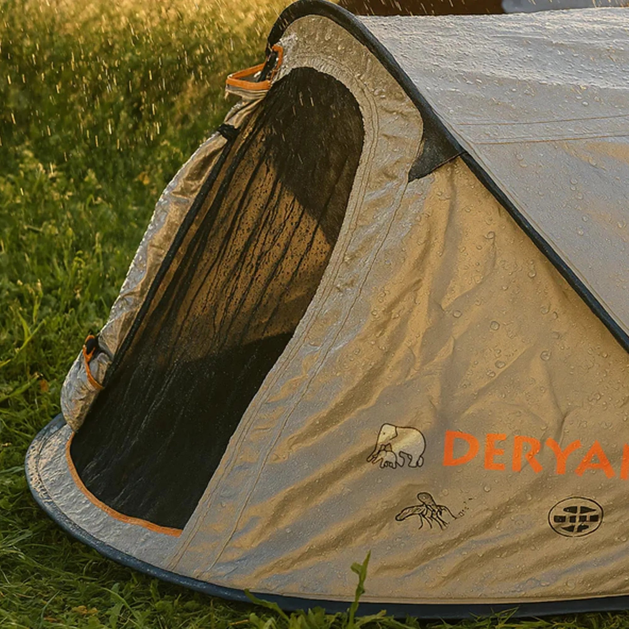 Pop Up Tent Dome - 2000MM waterkolom - Cream