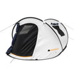 Pop Up Tent Dome cream koepeltent met 2000 mm waterkolom compact opgevouwen klaar voor kamperen en festivals
