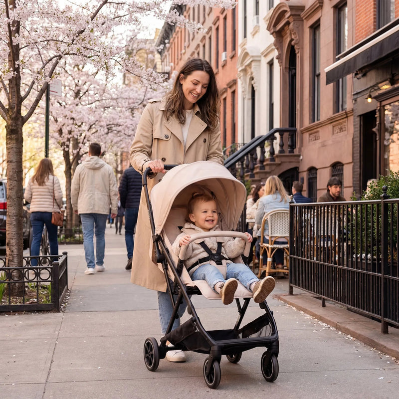 Luxe Easy Lichtgewicht Buggy - Taupe