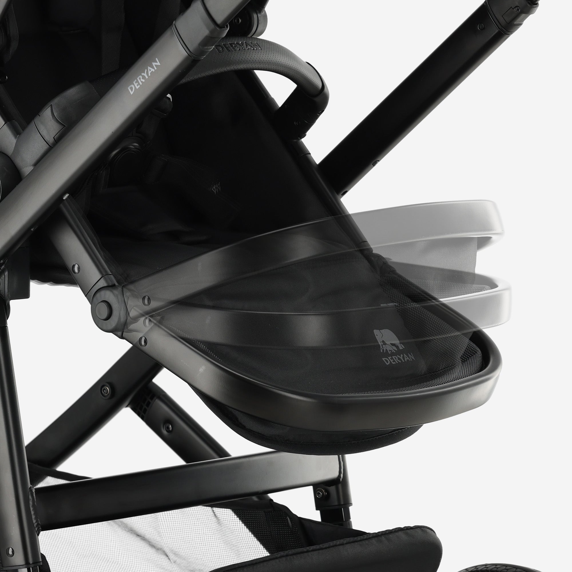 Evy² Duo Kinderwagen Zwart 2 in 1