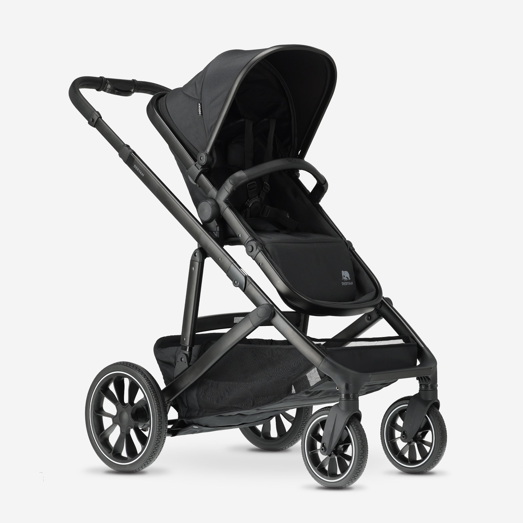 Evy² Duo Kinderwagen Zwart 2 in 1