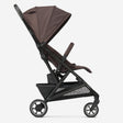 Easy lichtgewicht reisbuggy Chocolade supercompact inklapbaar en geschikt als handbagage