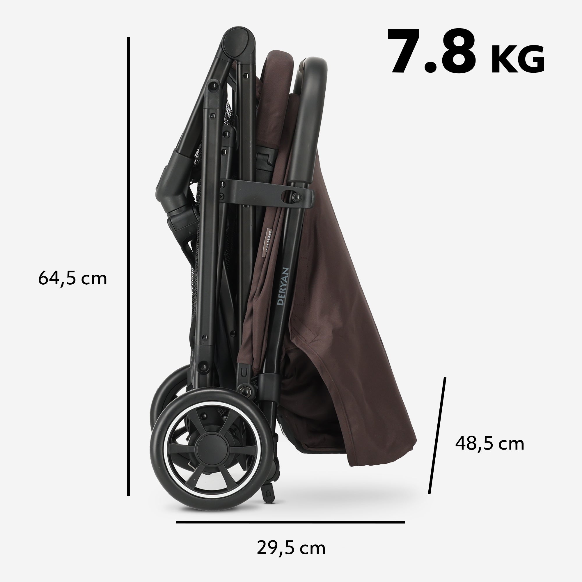 Luxe Easy² Lichtgewicht Buggy - Chocolade