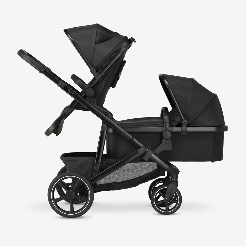 Evy² Duo Kinderwagen Zwart 2 in 1