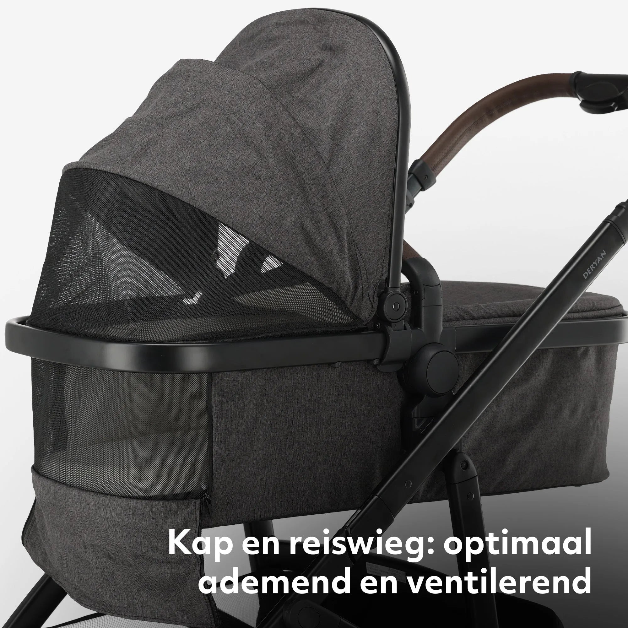 Evy² Duo Kinderwagen Zwart 2 in 1