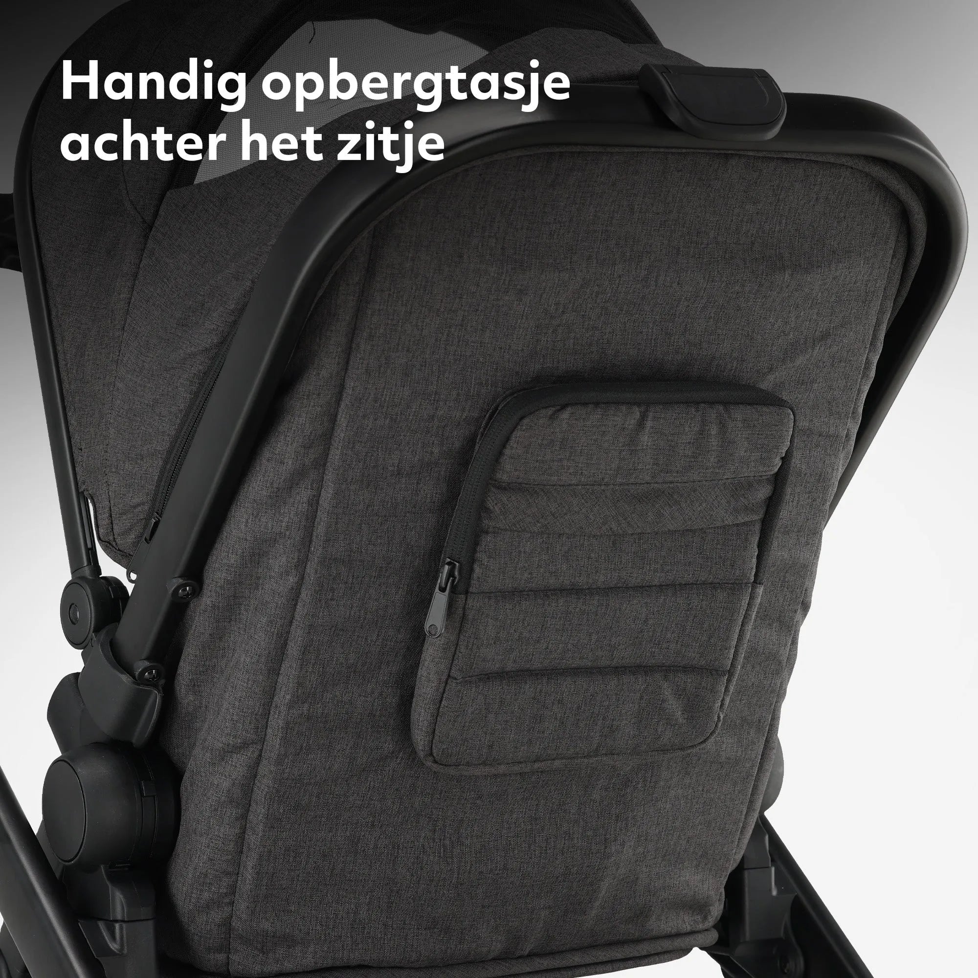 Evy² Duo Kinderwagen Zwart 2 in 1