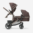 Evy kinderwagen in Chocolate opvouwbaar en lichtgewicht compact voor reizen