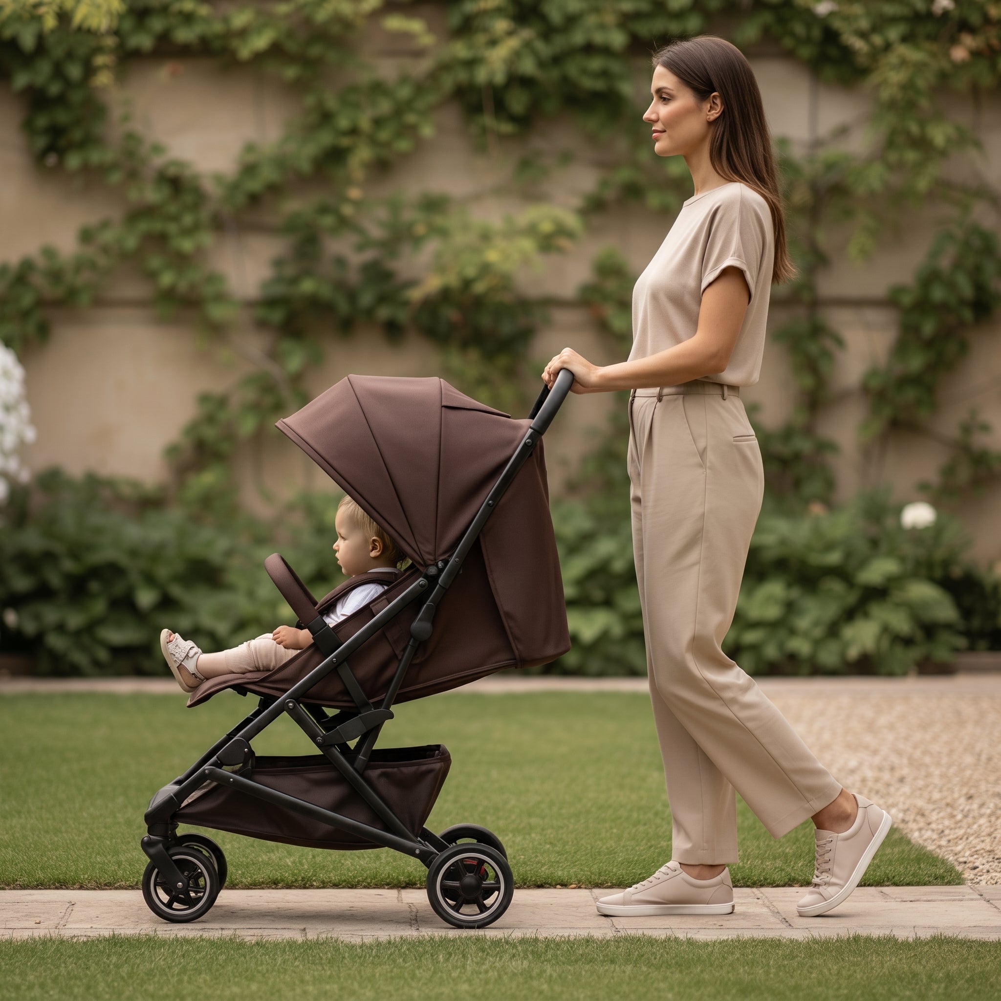 Luxe Easy² Lichtgewicht Buggy - Chocolade