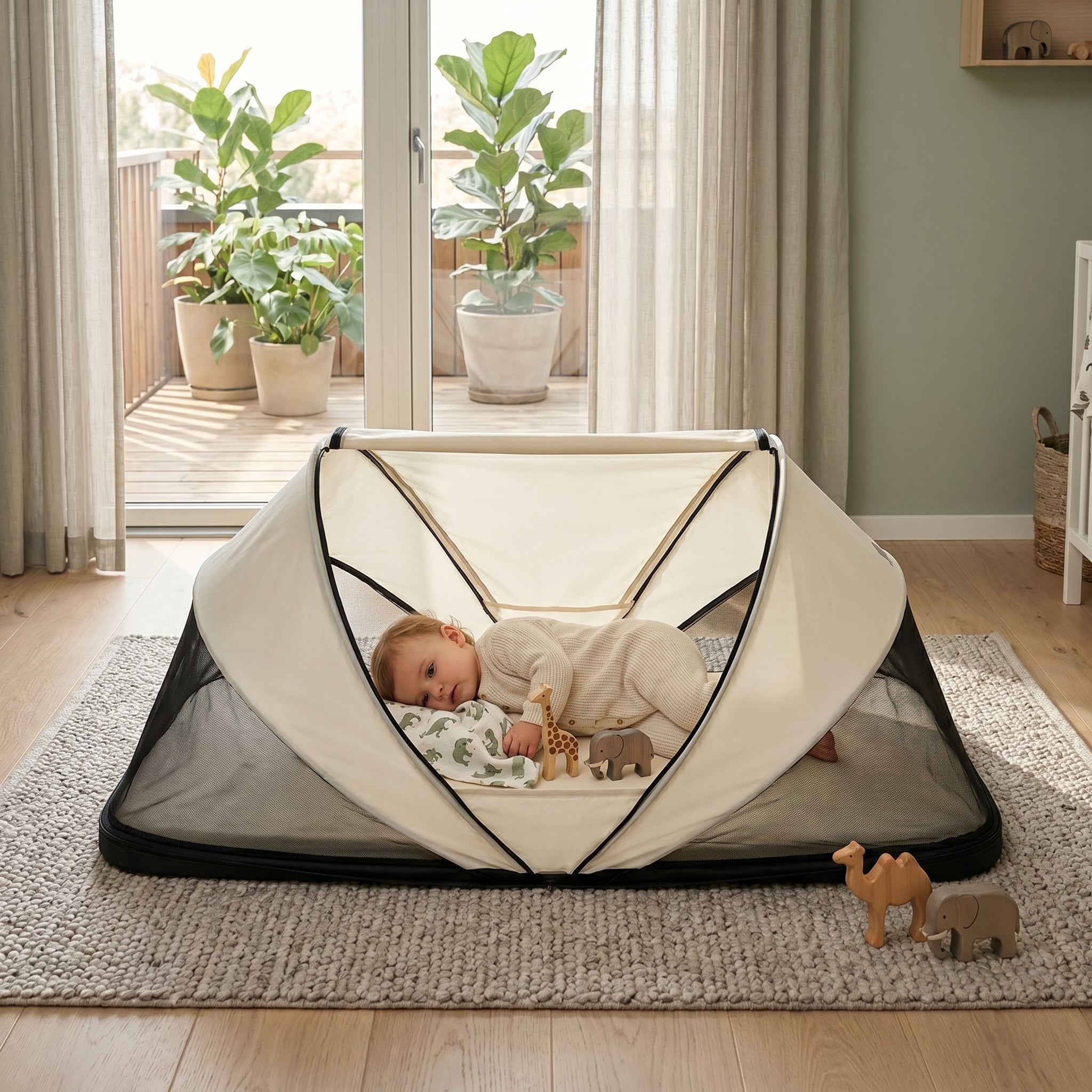 Cutey Campingbedje Babytent - Travelcot