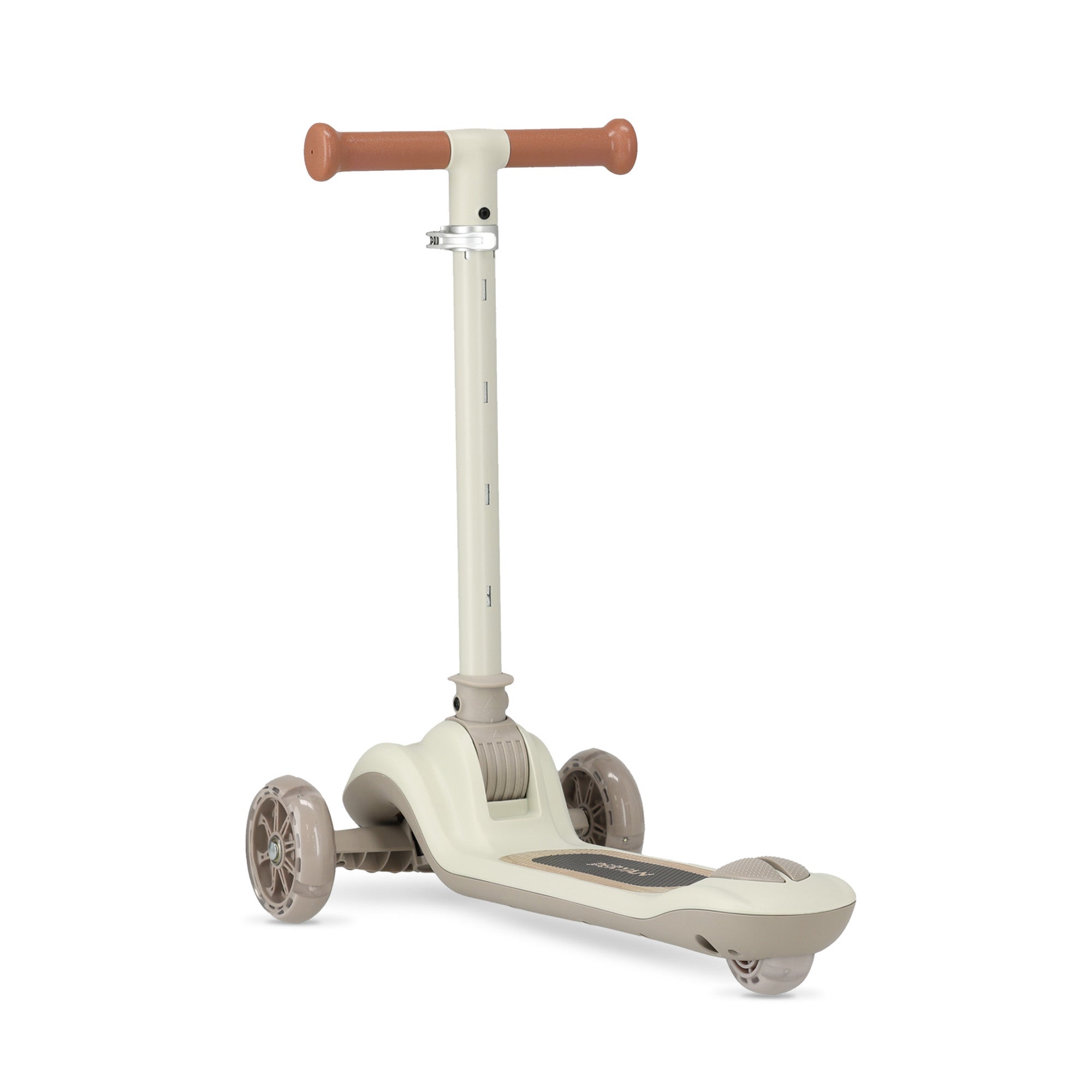 Harvey Kinderstep step 3 wielen - leeftijdsgroep 3+ - max 50kg - LED verlichting in de wielen - hoogte verstelbaar 65-70-75-80 cm - Grijs