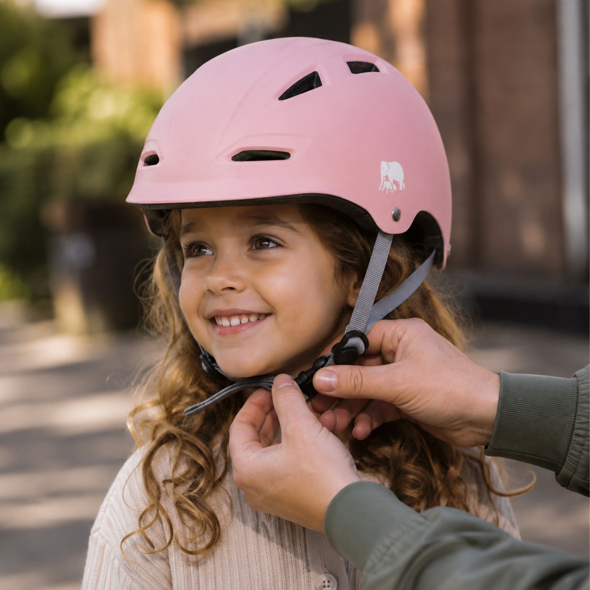 Kinderhelm Roze - Maat S
