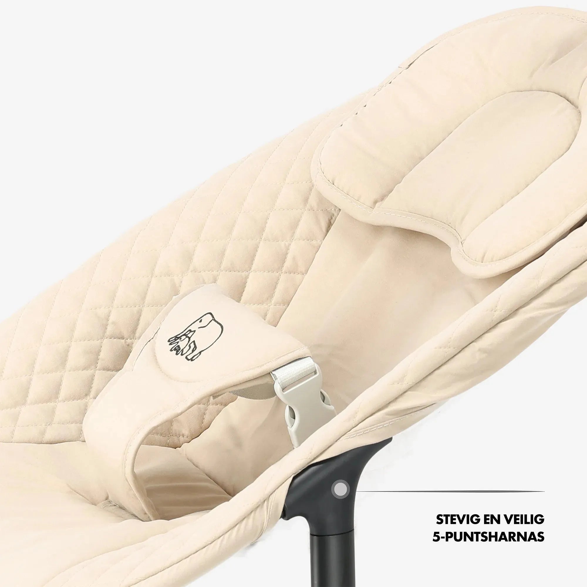 Elektrische Babyschommel Jacky Cream