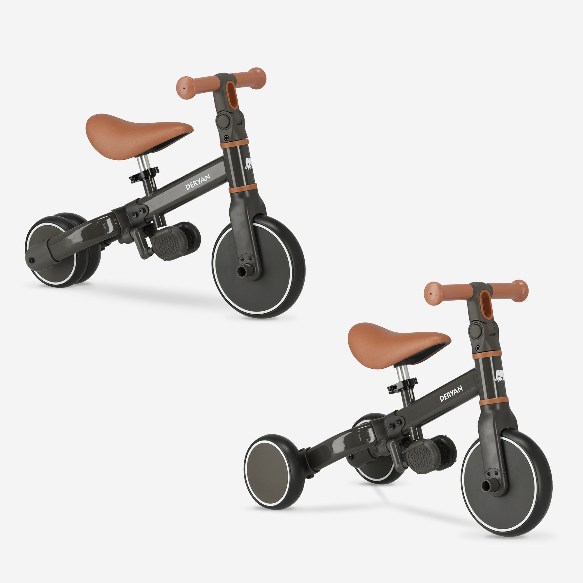 Jaime 4 in 1 Driewieler - Zwart