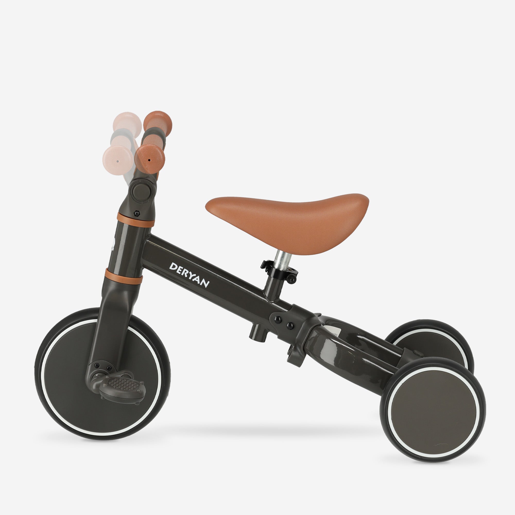 Jaime 4 in 1 Driewieler - Zwart