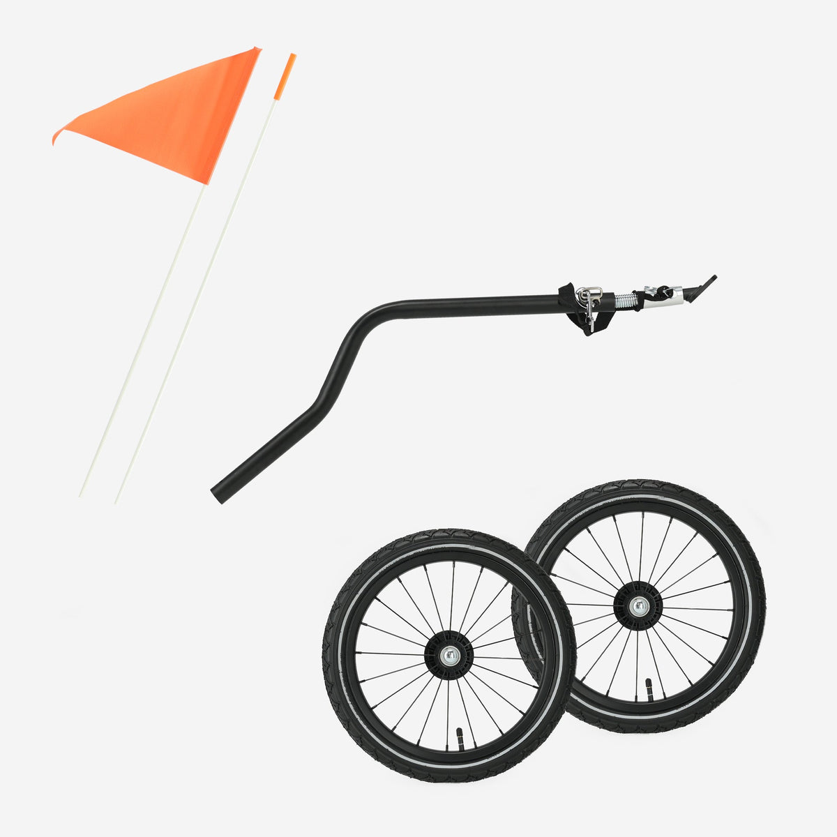 Luxe Fietskar 2 persoons - Zwart
