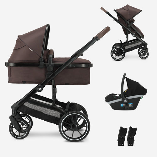 Noa 3-in-1 Kinderwagen Chocolate Brown
