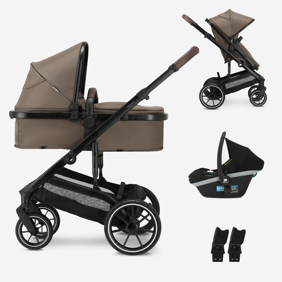 Noa 3-in-1 Kinderwagen Hazel Brown