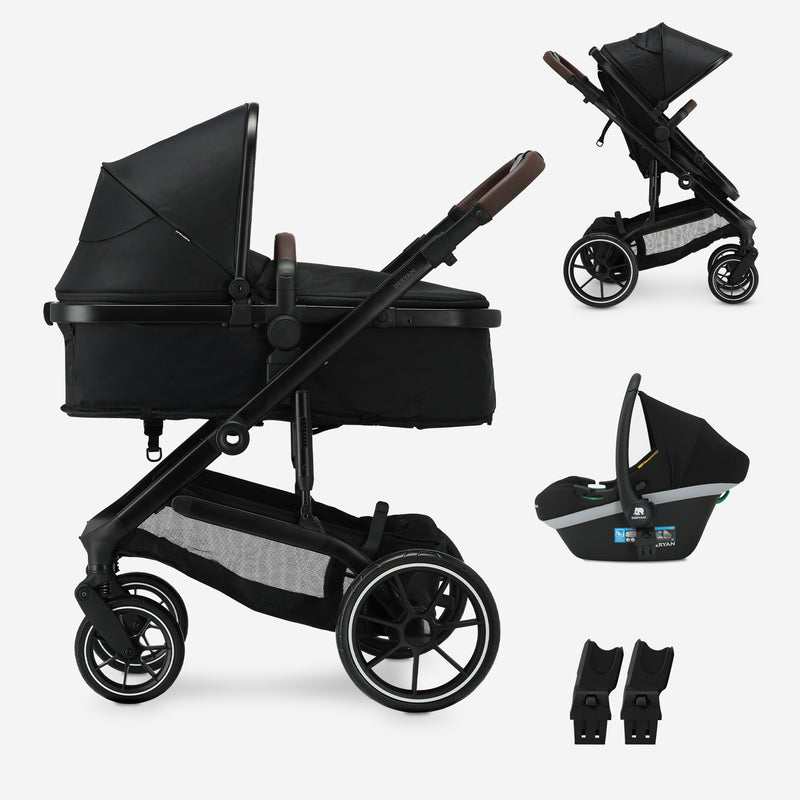 Noa 3-in-1 Kinderwagen Zwart