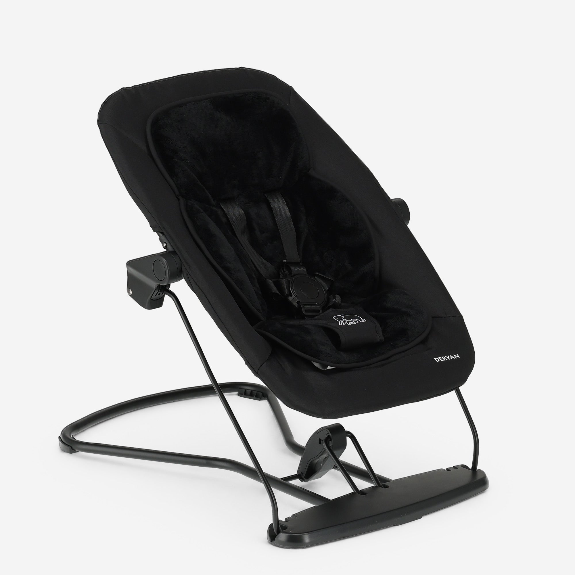 Oak Luxe Kinderstoel met Bouncer - Zwart
