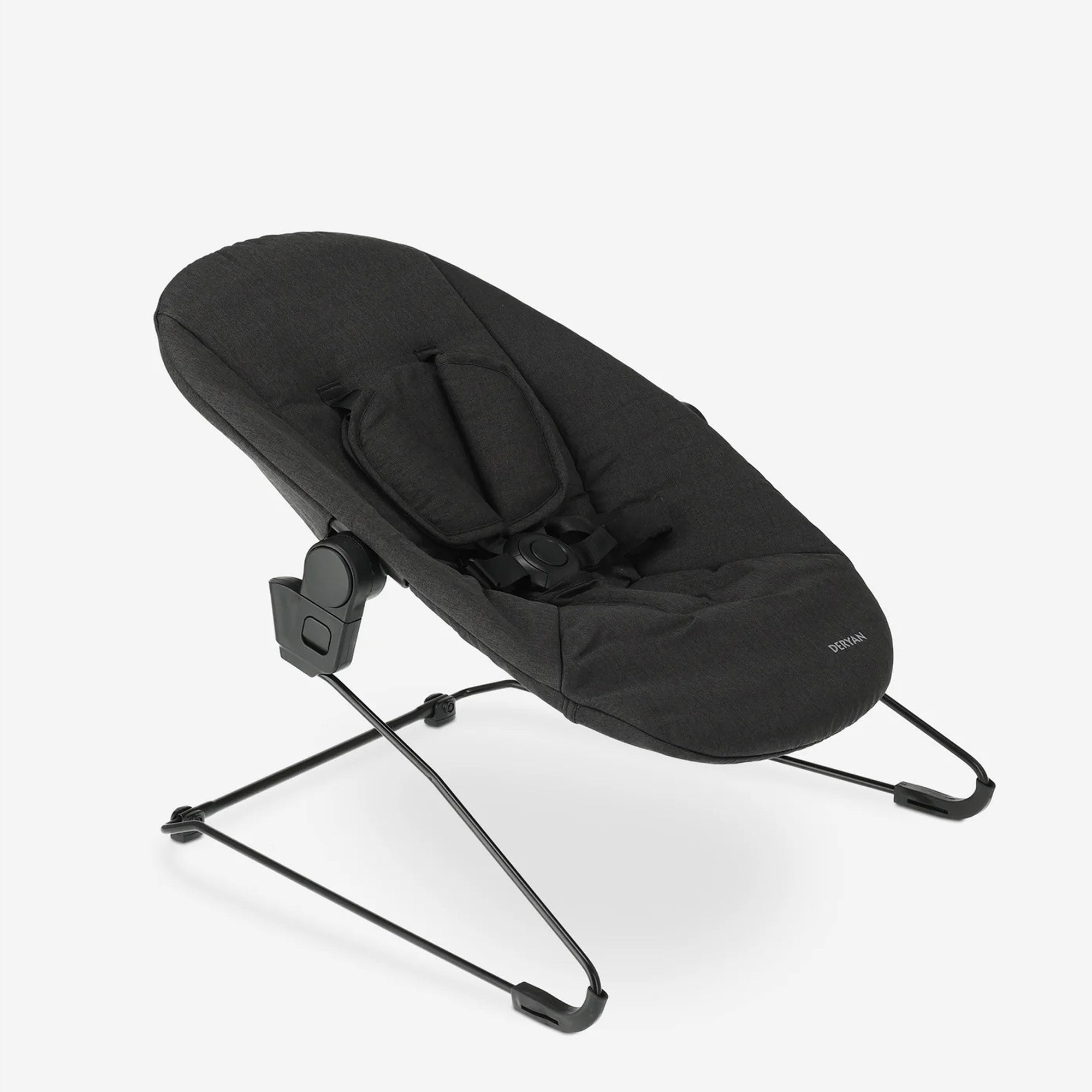Odin Luxe Houten Meegroeistoel Kinderstoel met Bouncer - Inclusief Eetblad - Verstelbare Kinderstoel - Warm Brown /Zwart