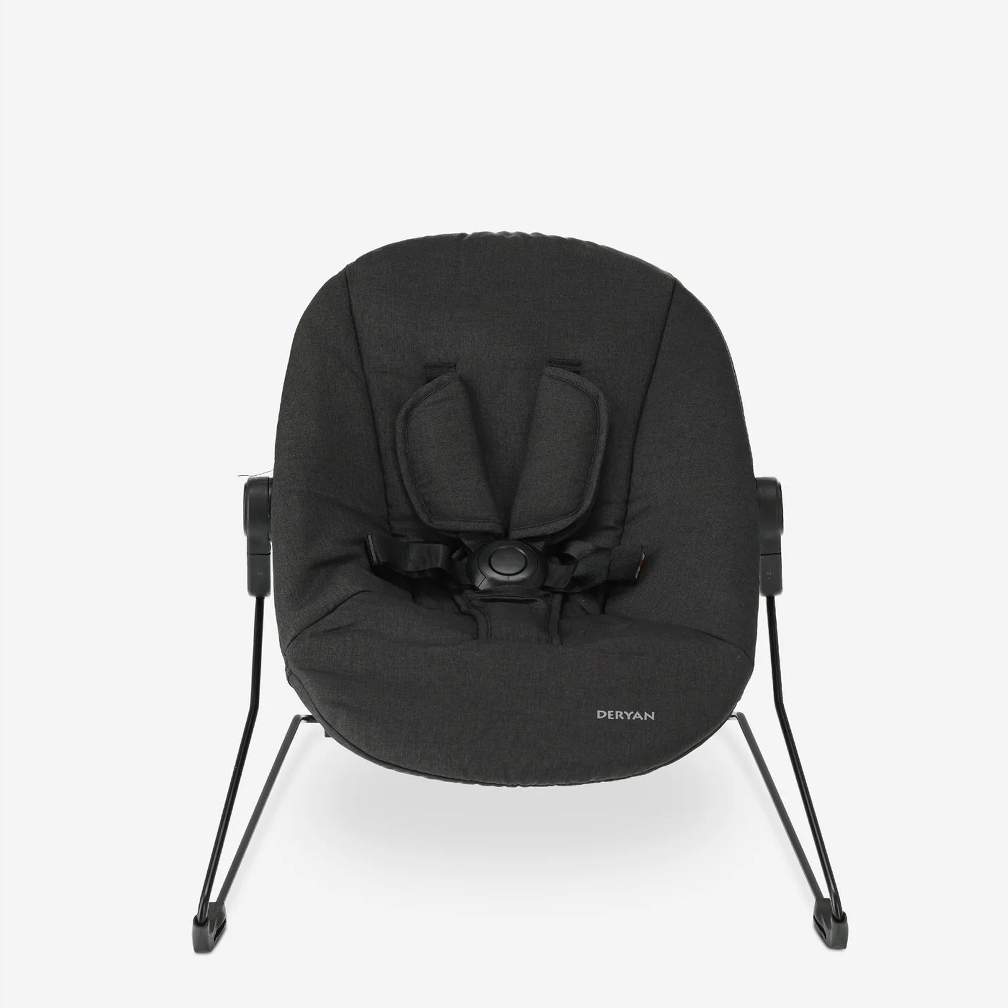 Odin Luxe Houten Meegroeistoel Kinderstoel met Bouncer - Inclusief Eetblad - Verstelbare Kinderstoel - Warm Brown /Zwart