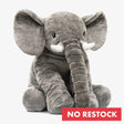 Olifant Knuffel XL 60 cm zachte grote knuffel speelgoed