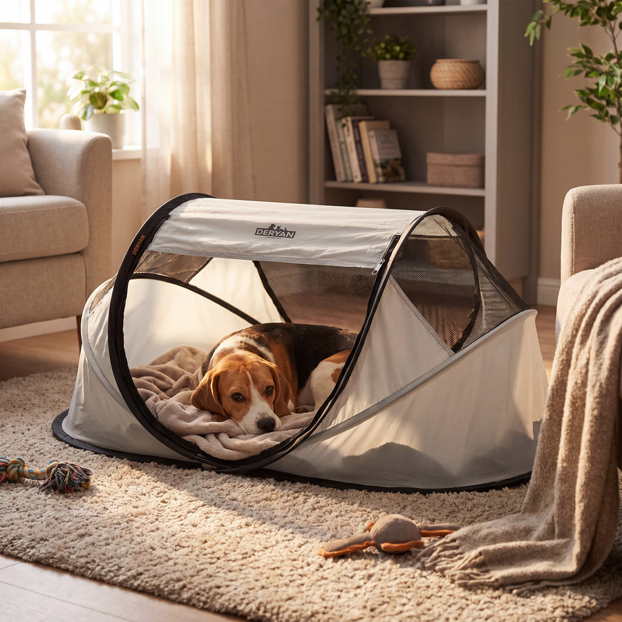 Dogs & Cats Pop-Up Hondenren met Extra Dik Gaas - Medium