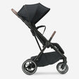 Rolo Buggy XL Zwart compact vouwbuggy met ruime zit en lichtgewicht frame voor reizen en dagelijks gebruik