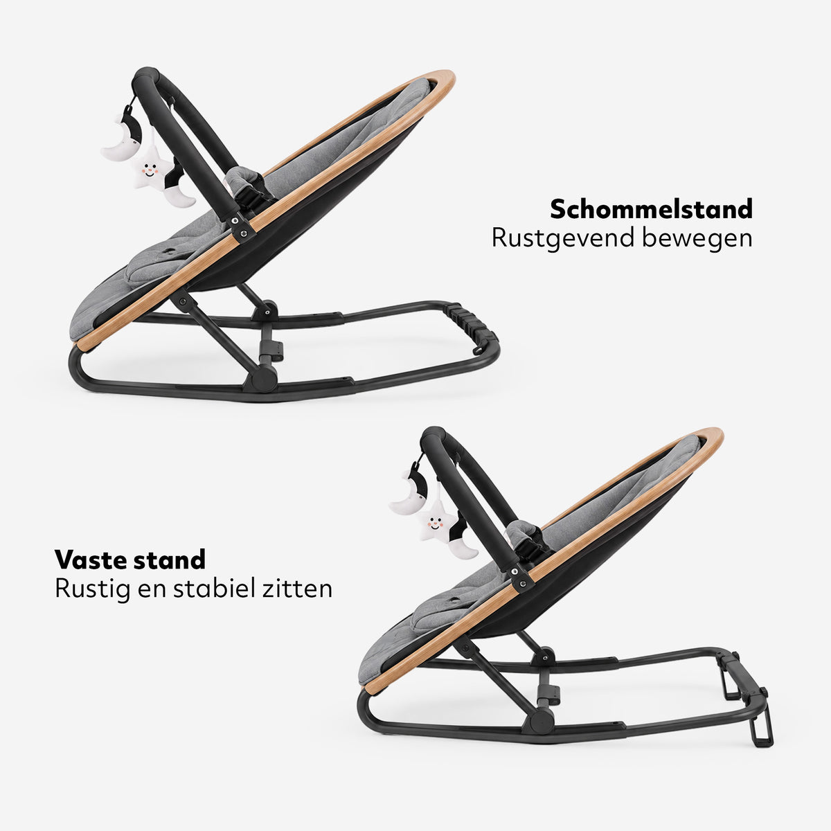 Wipstoel Rocker grey melange