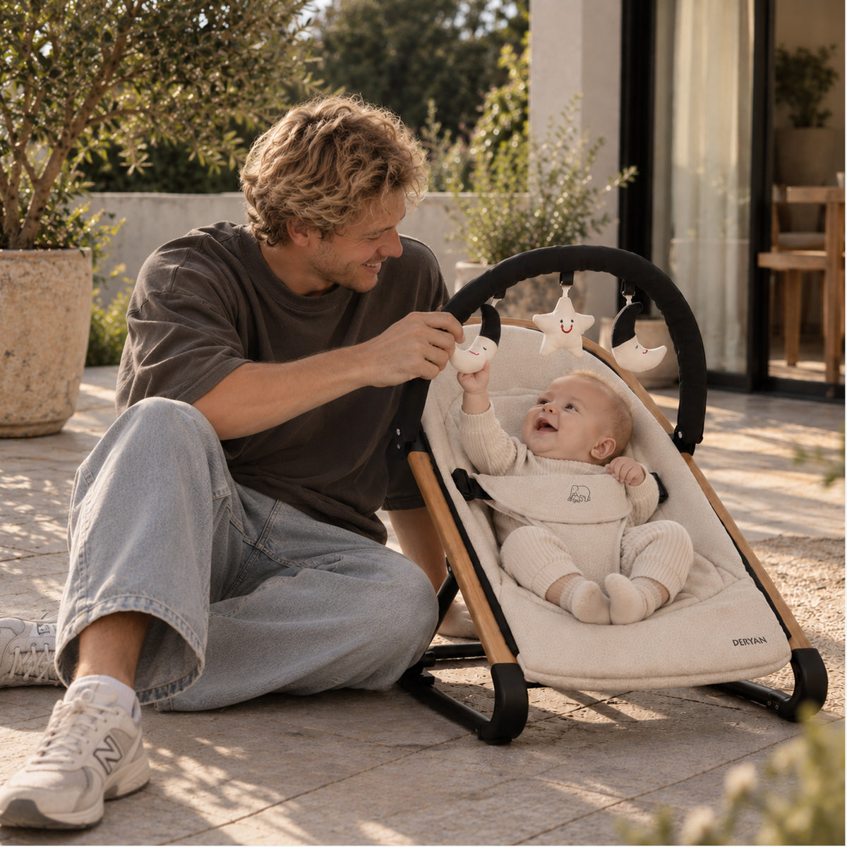 Vippestol Rocker Creme