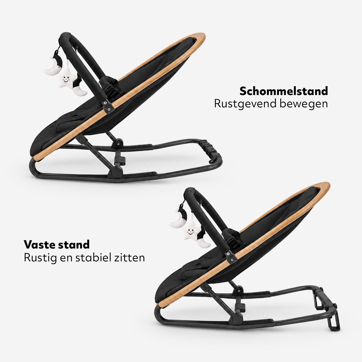 Vippestol Rocker Sort